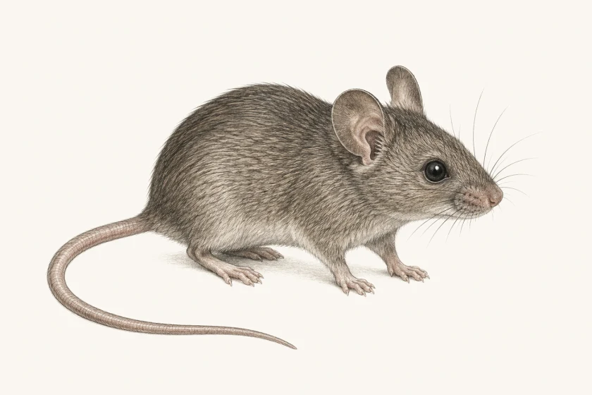 Illustration: House mouse